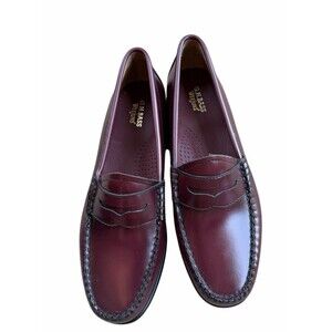 NEW G.H. Bass & Co Whitney Weejuns Penny  Leather Loafer Burgundy 9 M  (W75)